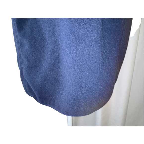 Lauren James Navy Blue Fleece The Blakely Vest Size L - Picture 10 of 12